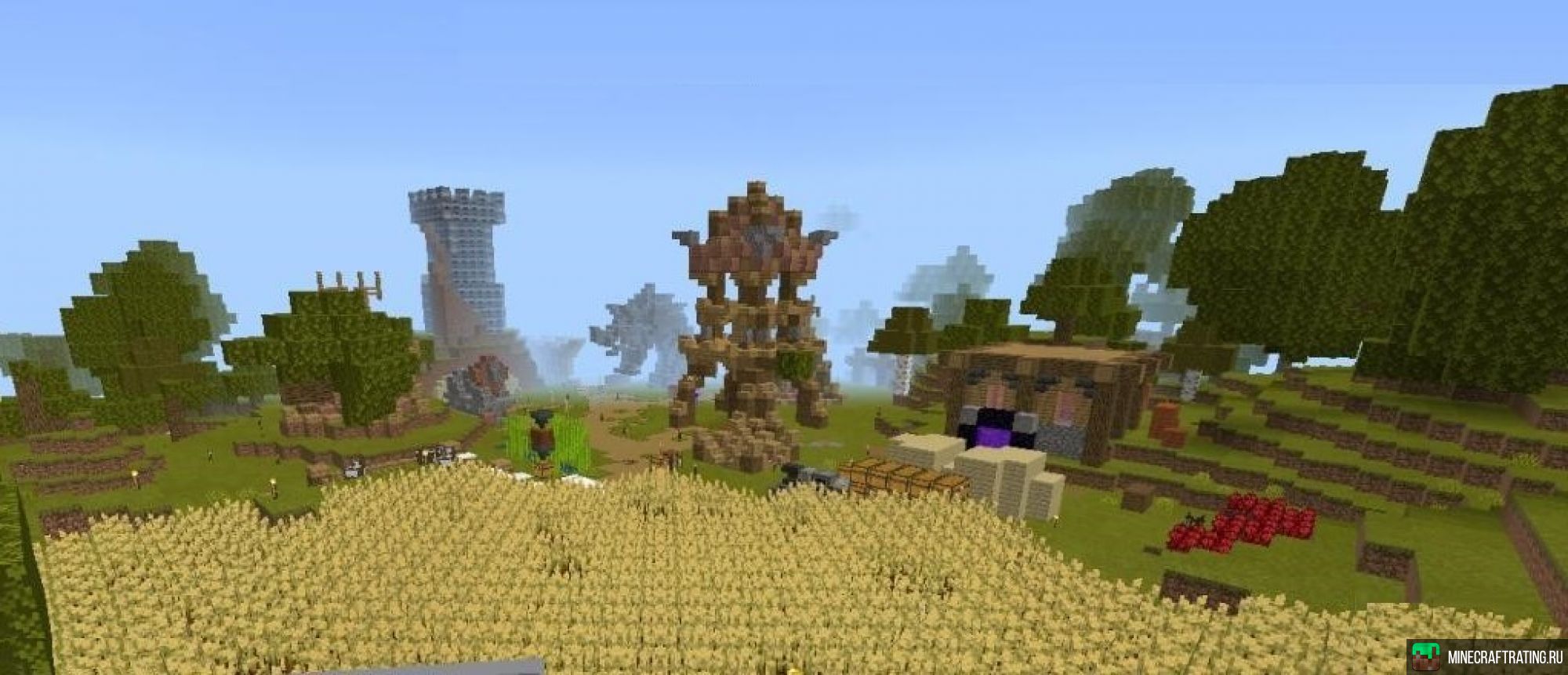 Скриншот URBAN - Ванилла, Выживание без грифа сервер Майнкрафт