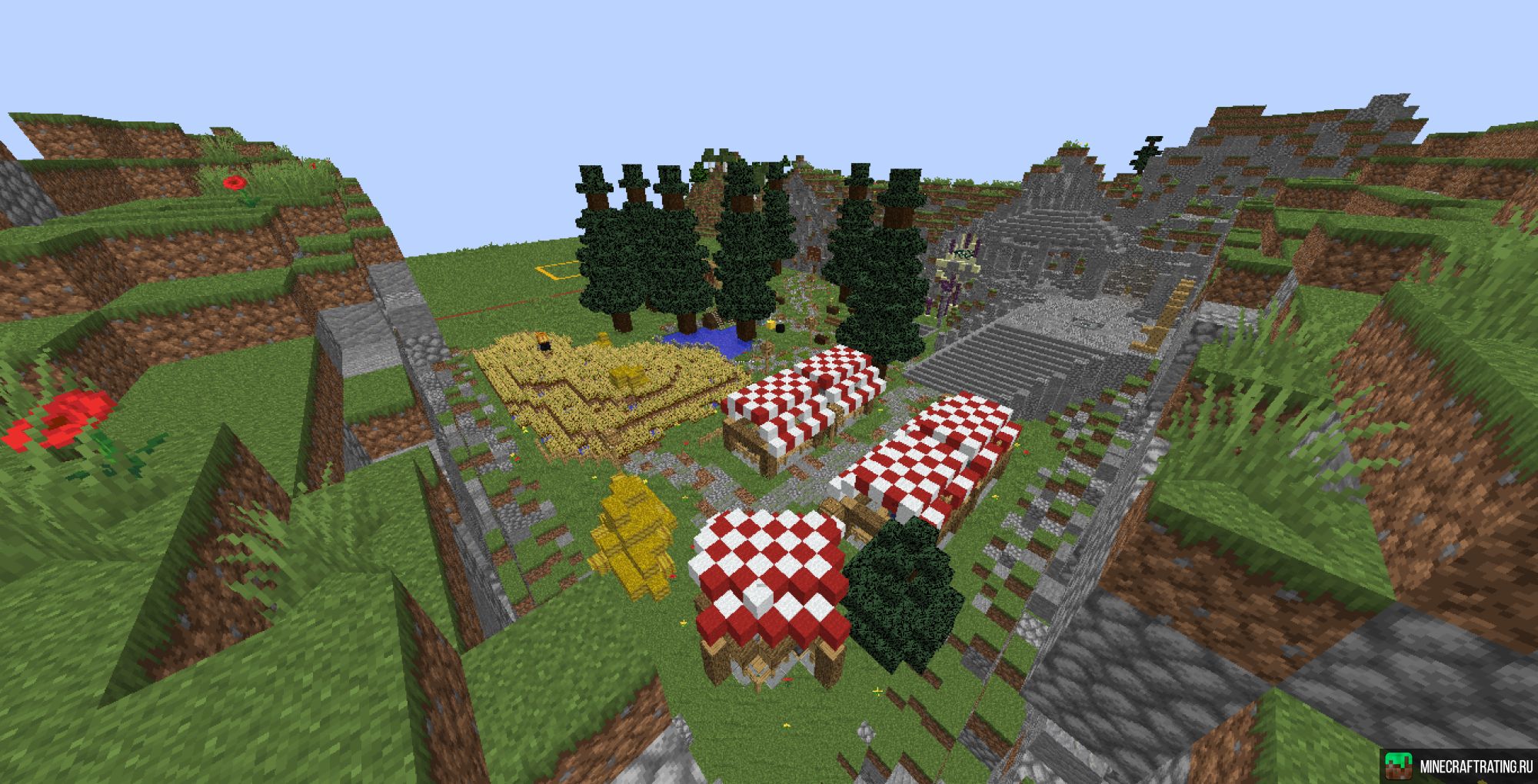 Скриншот NezerMine сервер Майнкрафт