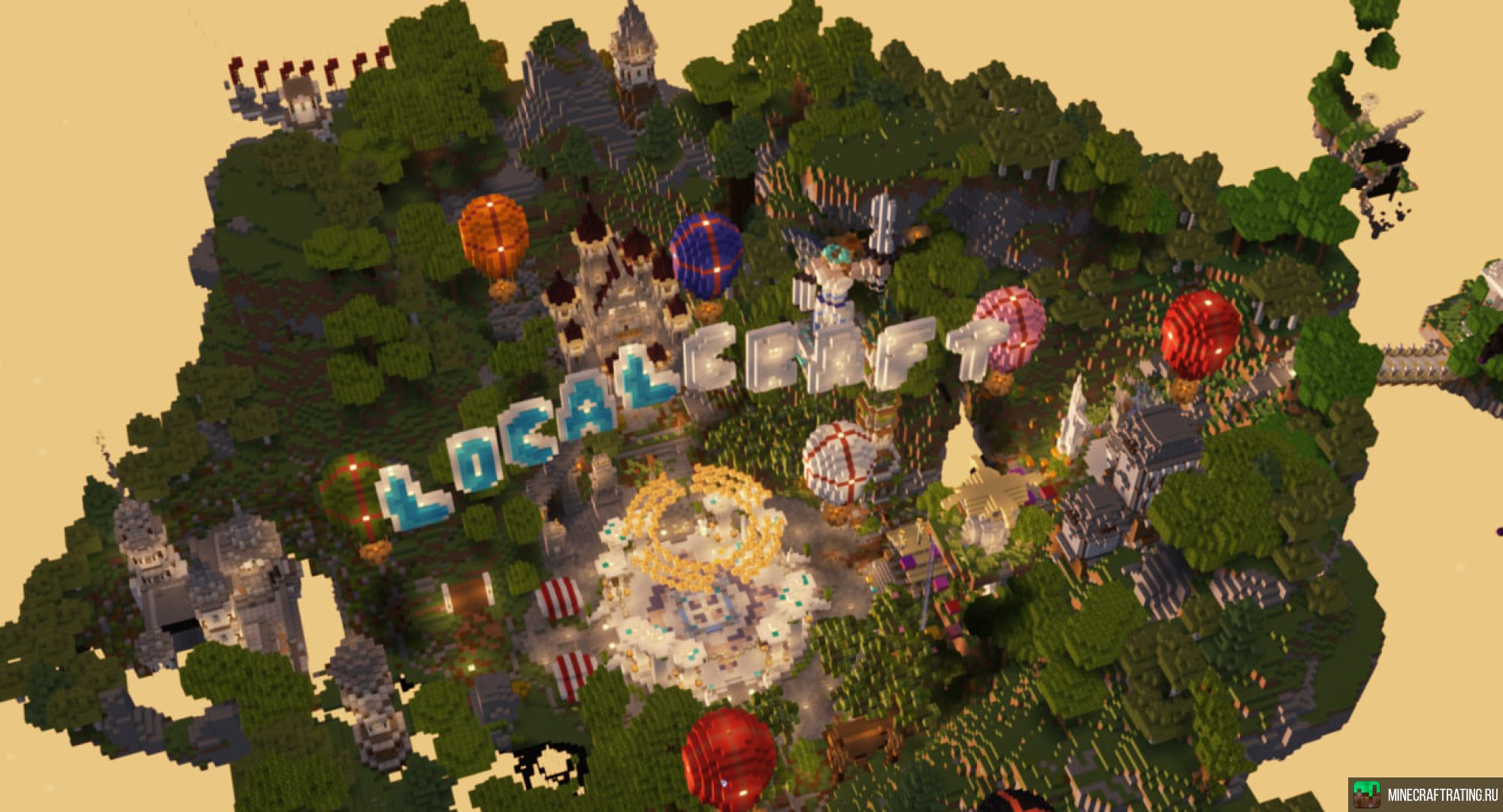 Скриншот LocalCraft - ВЫЖИВАНИЕ PVP MAГИЯ сервер Майнкрафт