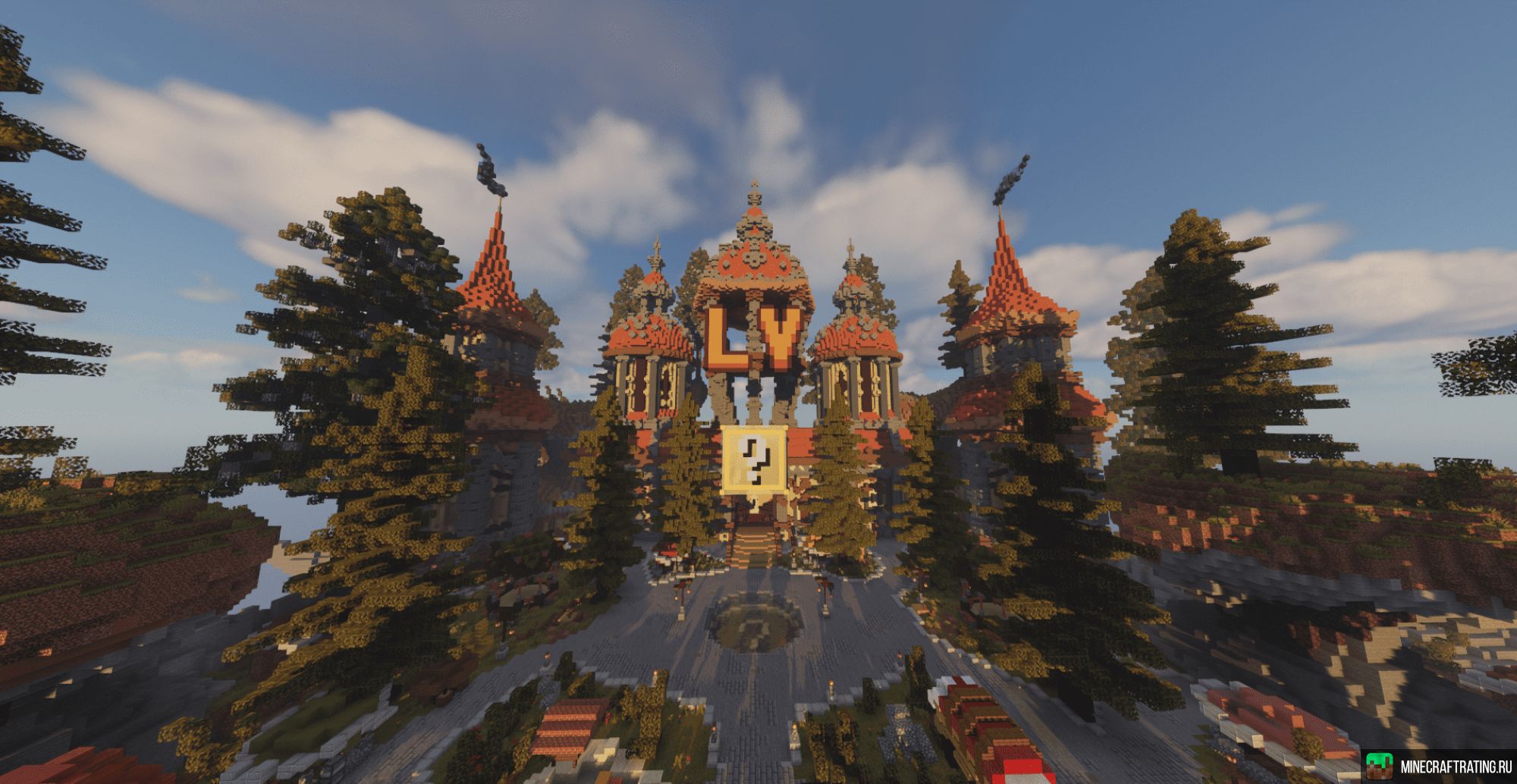 Скриншот Lucky-Vortex | LuckyWars Выживание Анархия KitWars сервер Майнкрафт