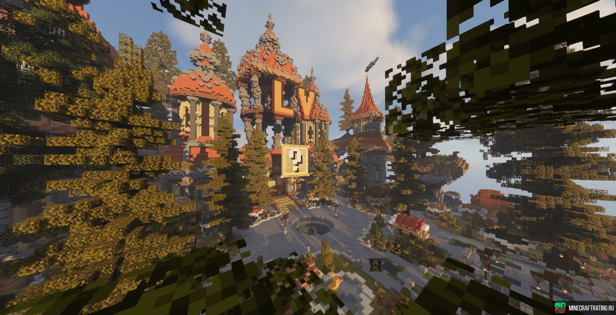 Скриншот Lucky-Vortex | LuckyWars Выживание Анархия KitWars сервер Майнкрафт