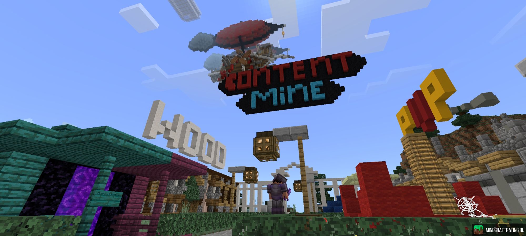 Скриншот ContentMine сервер Майнкрафт