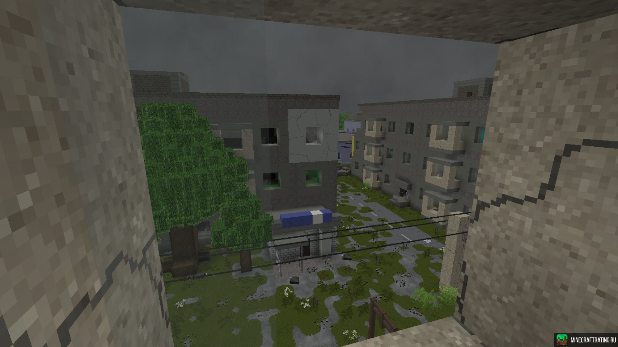 Скриншот Morcraft –「Пост-апокалипсис, Оружие, Хардкор!」 сервер Майнкрафт