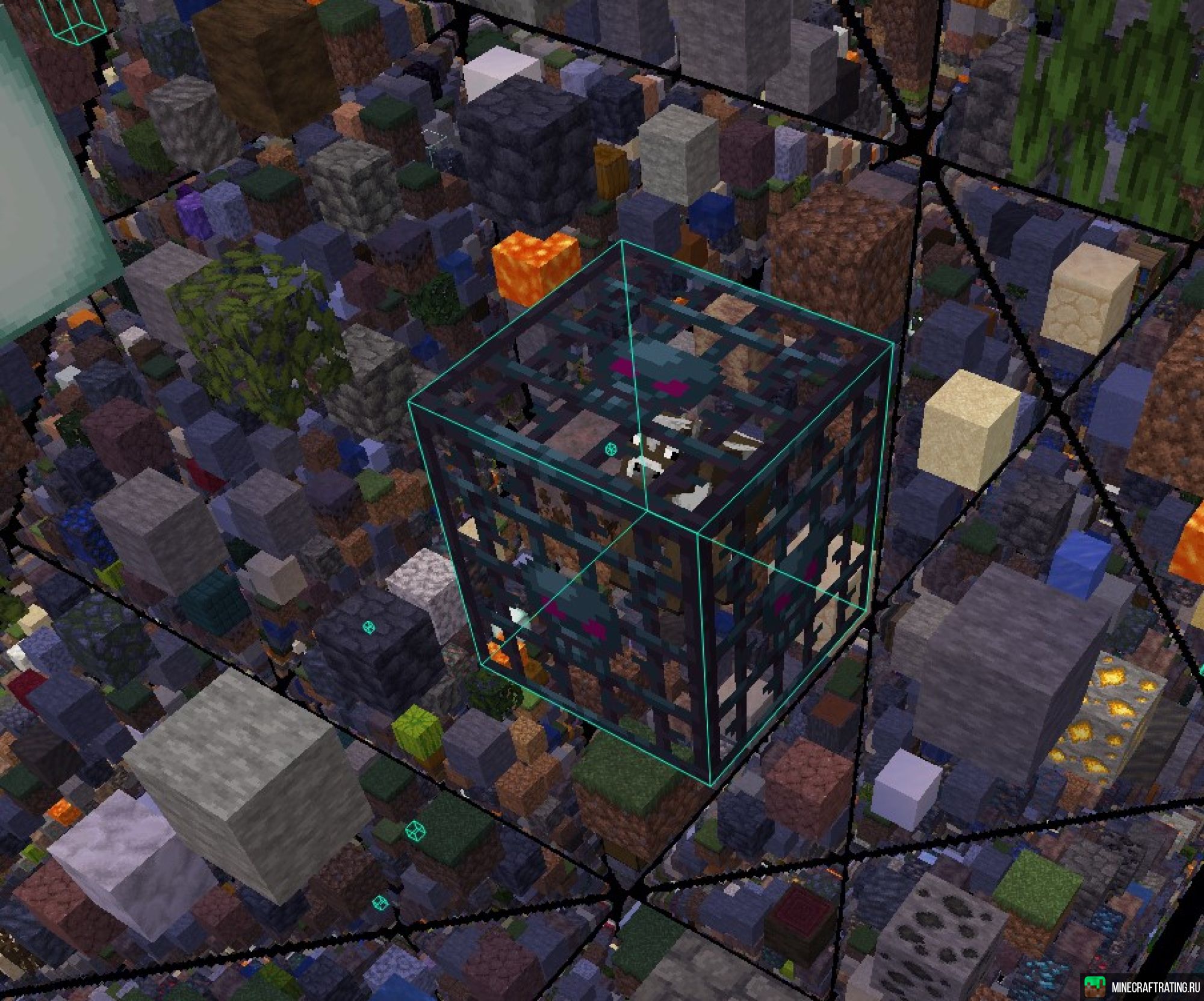 Скриншот ❤️❤️👑👑💎💎 SkyGrid - БЕЗ ВАЙПОВ 💎💎👑👑❤️❤️ сервер Майнкрафт