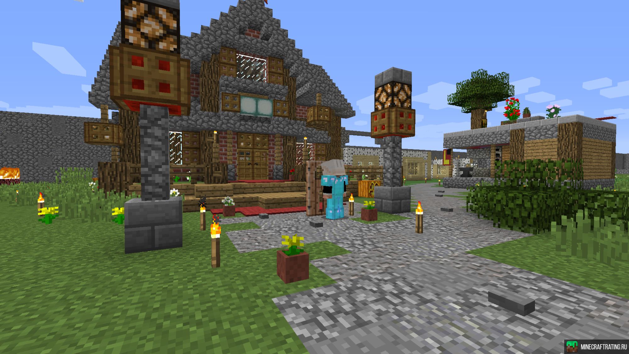 Скриншот Олдкрааафт сервер Майнкрафт