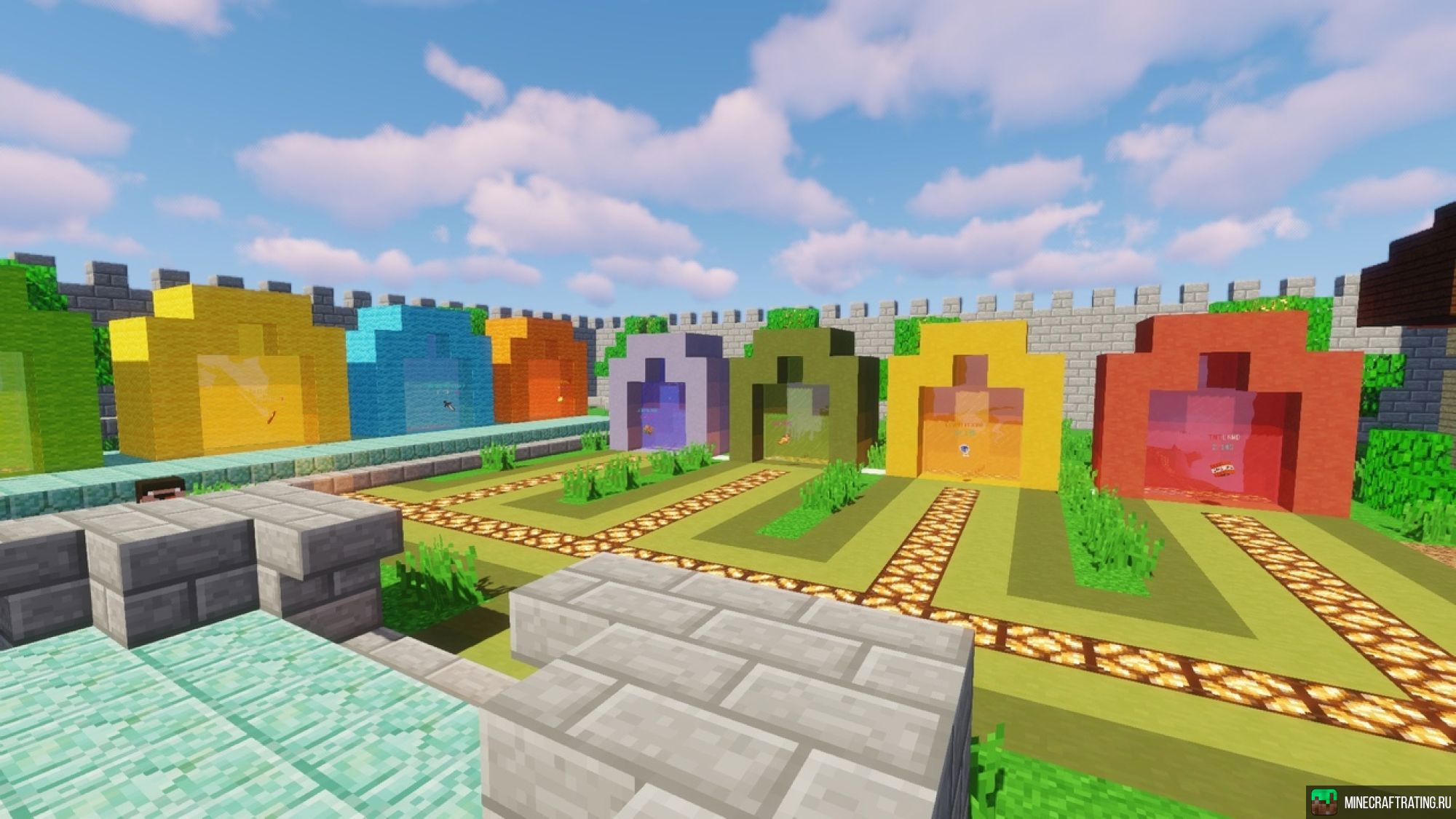 Скриншот 😈 LuckyWorld 😈 Выживание, МиниИгры, СкайБлок🔥 сервер Майнкрафт