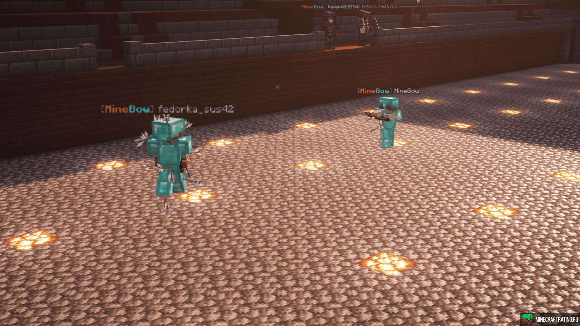 Скриншот MineBow сервер Майнкрафт