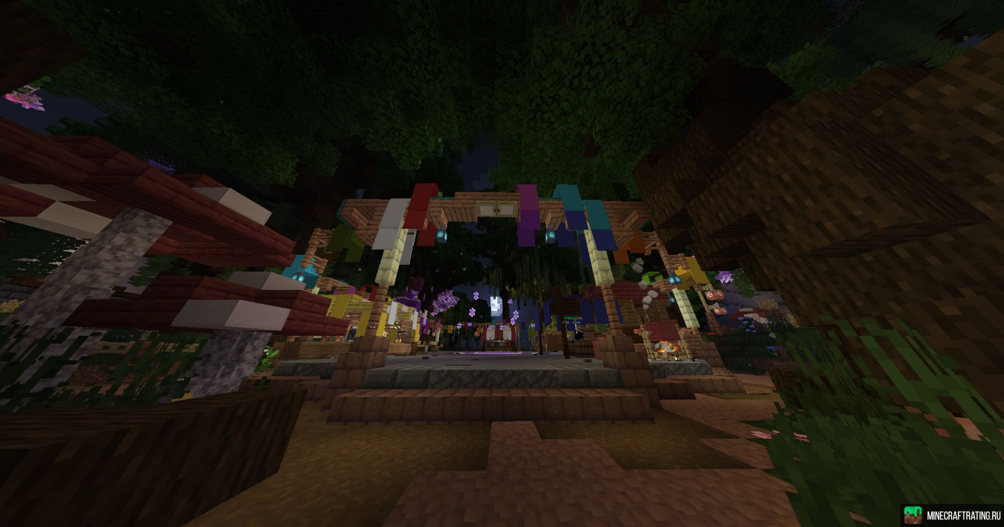 Скриншот OneMine - Мирное выживание без гриферства сервер Майнкрафт