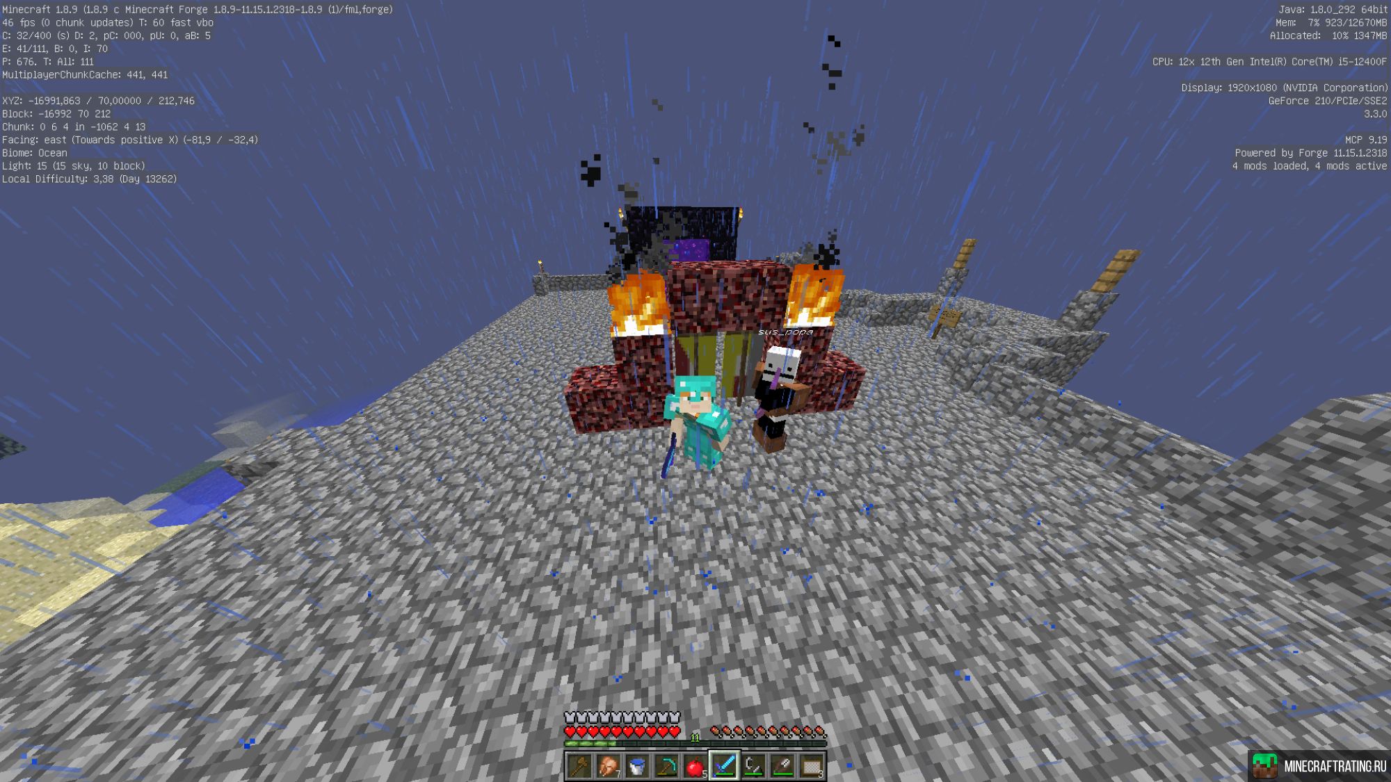 Скриншот Wikiold server: old-craft сервер Майнкрафт