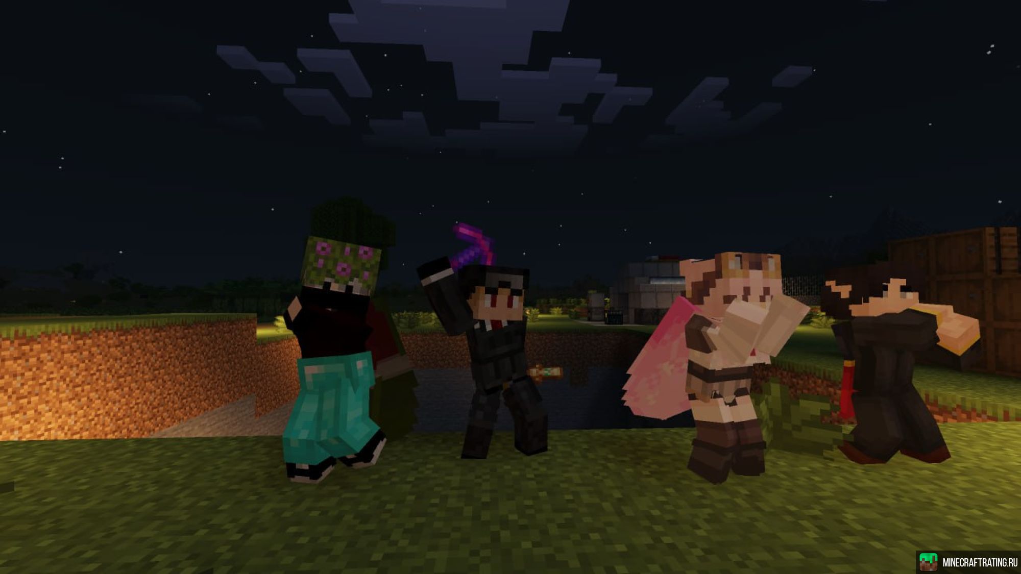 Скриншот КАЧЕСТВЕННЫЙ И ДРУЖНЫЙ - ROLE-PLAY MINETATARLAR сервер Майнкрафт