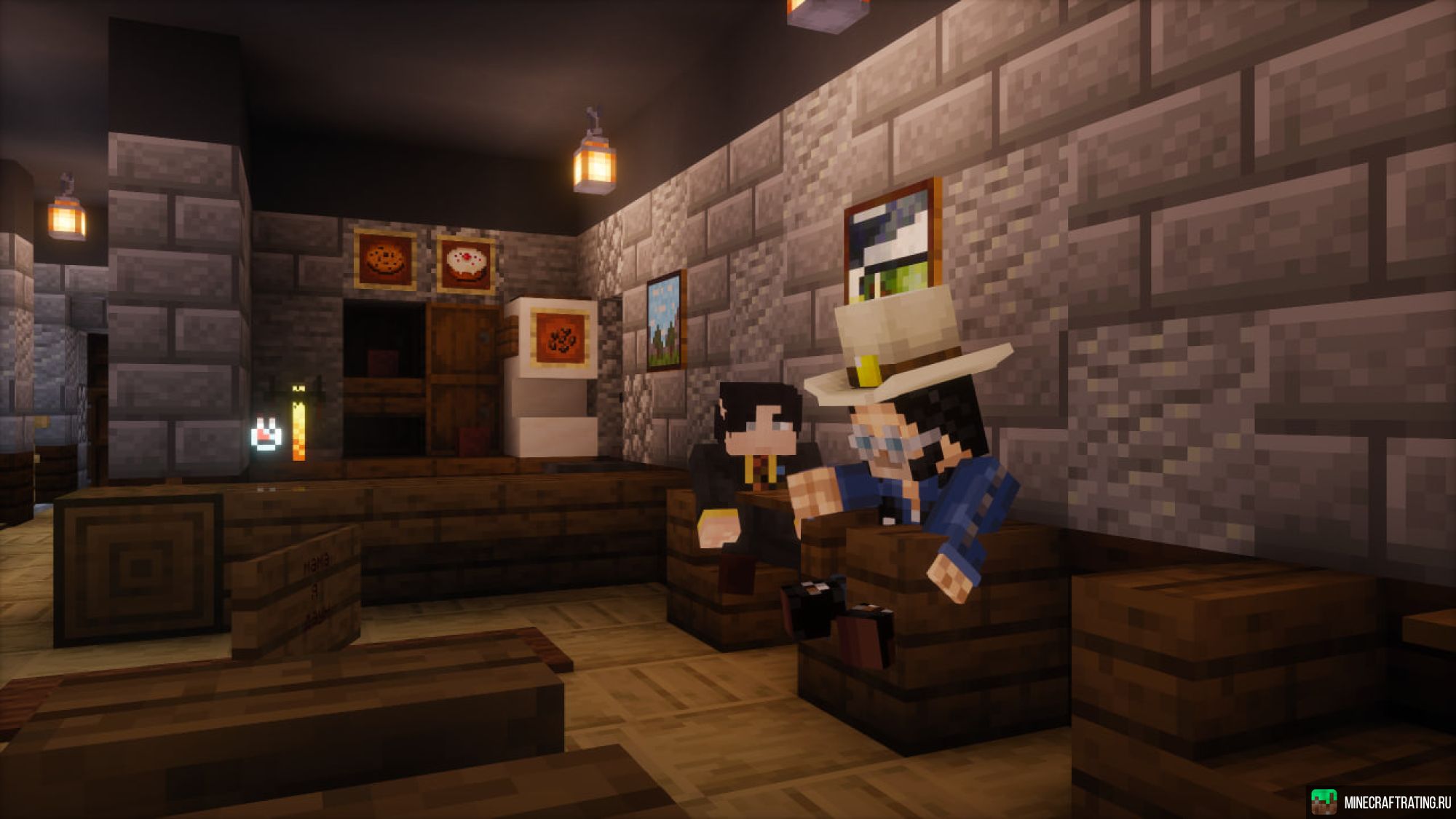 Скриншот КАЧЕСТВЕННЫЙ И ДРУЖНЫЙ - ROLE-PLAY MINETATARLAR сервер Майнкрафт