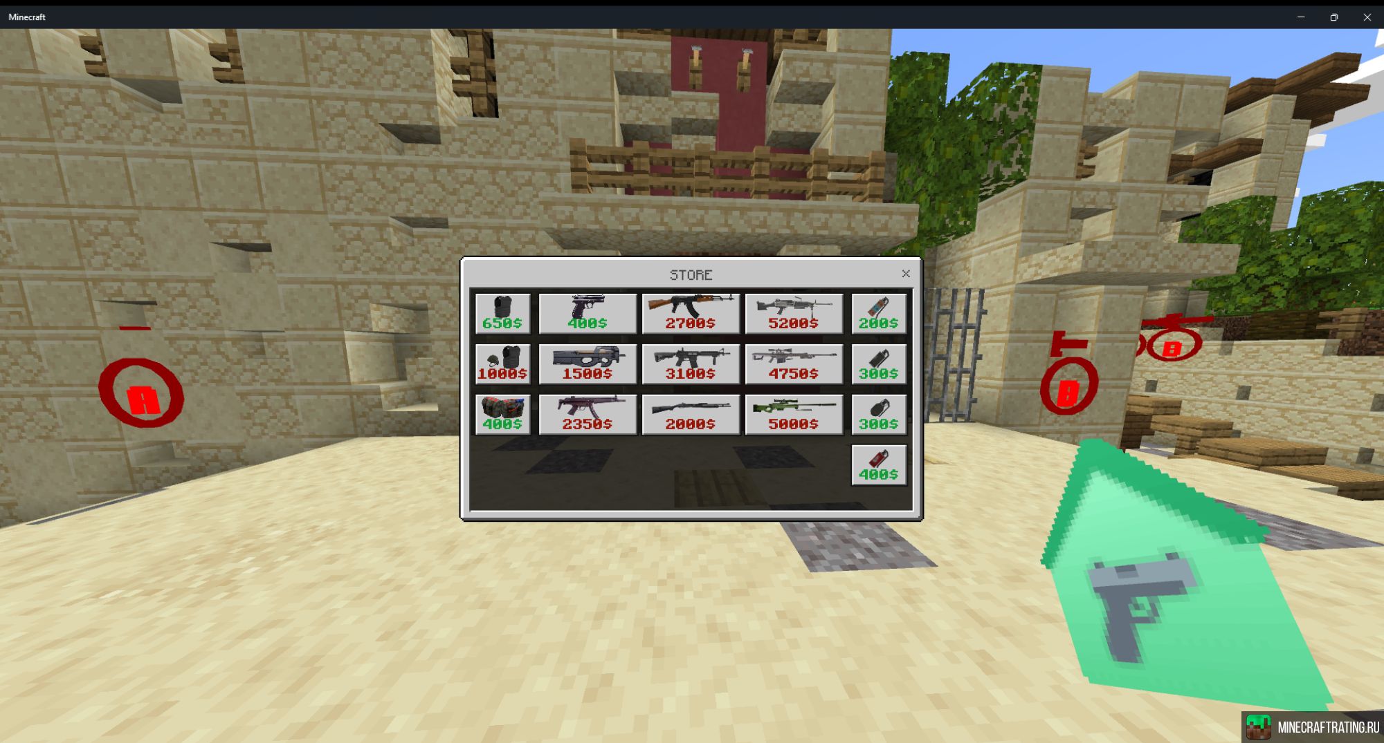 Скриншот Counter-Strike: [Bedrock Edition] сервер Майнкрафт