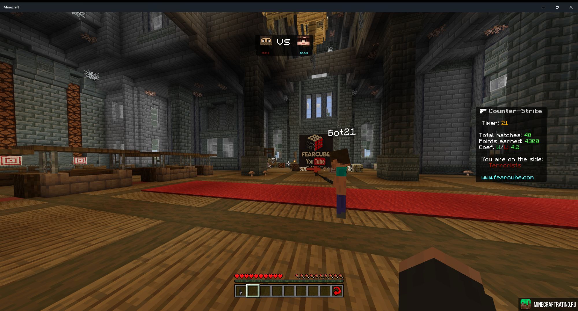 Скриншот Counter-Strike: [Bedrock Edition] сервер Майнкрафт