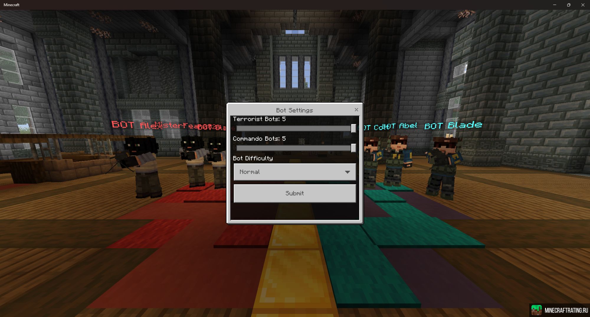 Скриншот Counter-Strike: [Bedrock Edition] сервер Майнкрафт