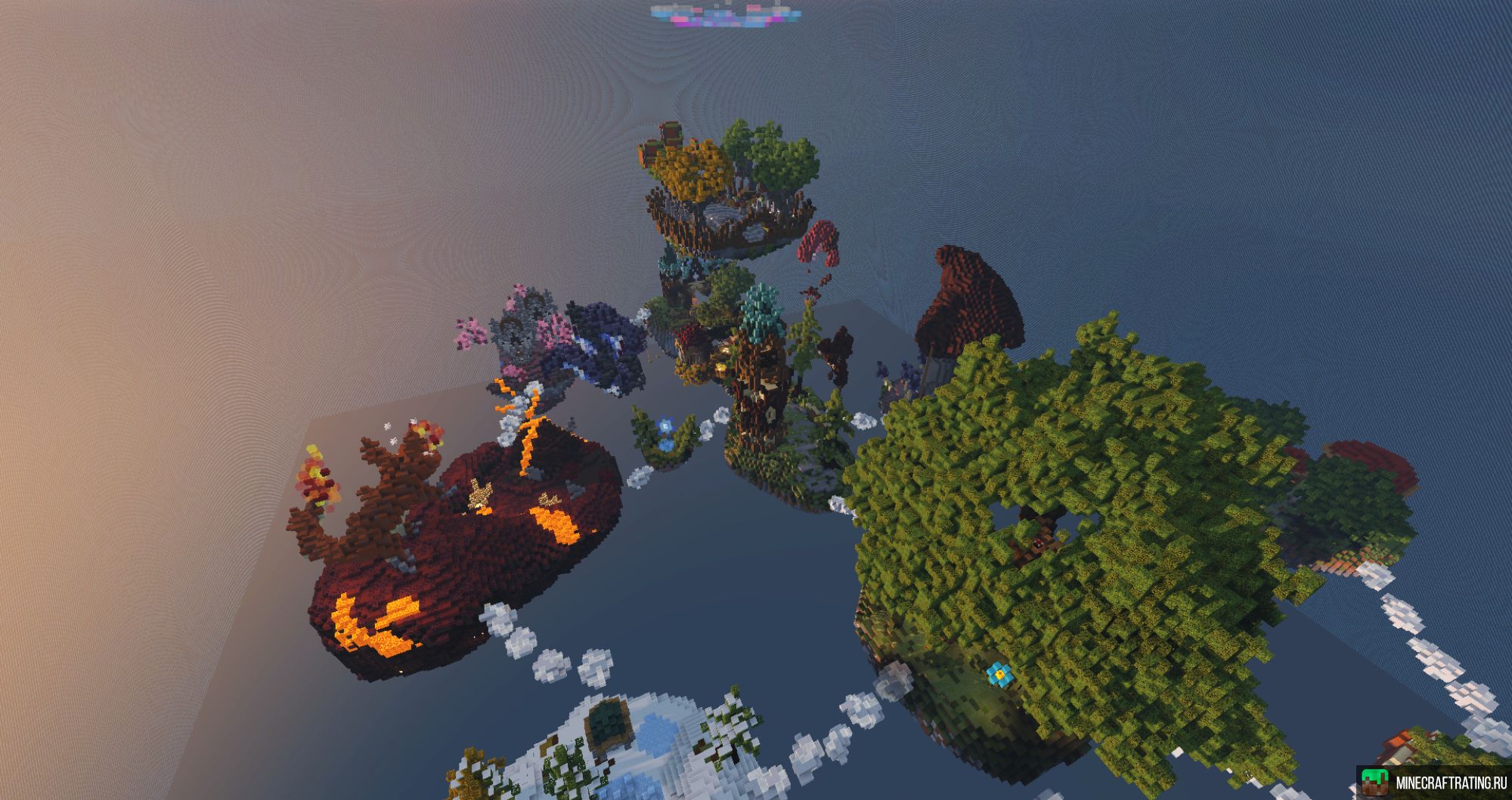 Скриншот ⭐ HAPPYORANGE⭐ Анархия, Выживание, Мини-Игры сервер Майнкрафт