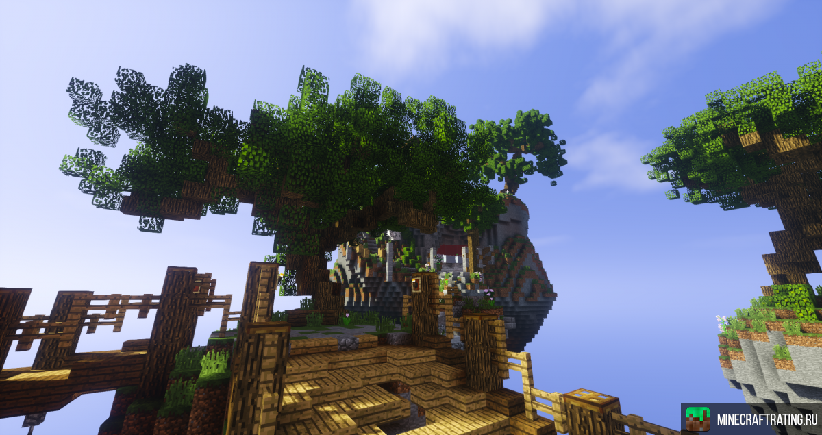 Скриншот Mineland Network 1.8-1.13 / SkyBlock и мини игры сервер Майнкрафт