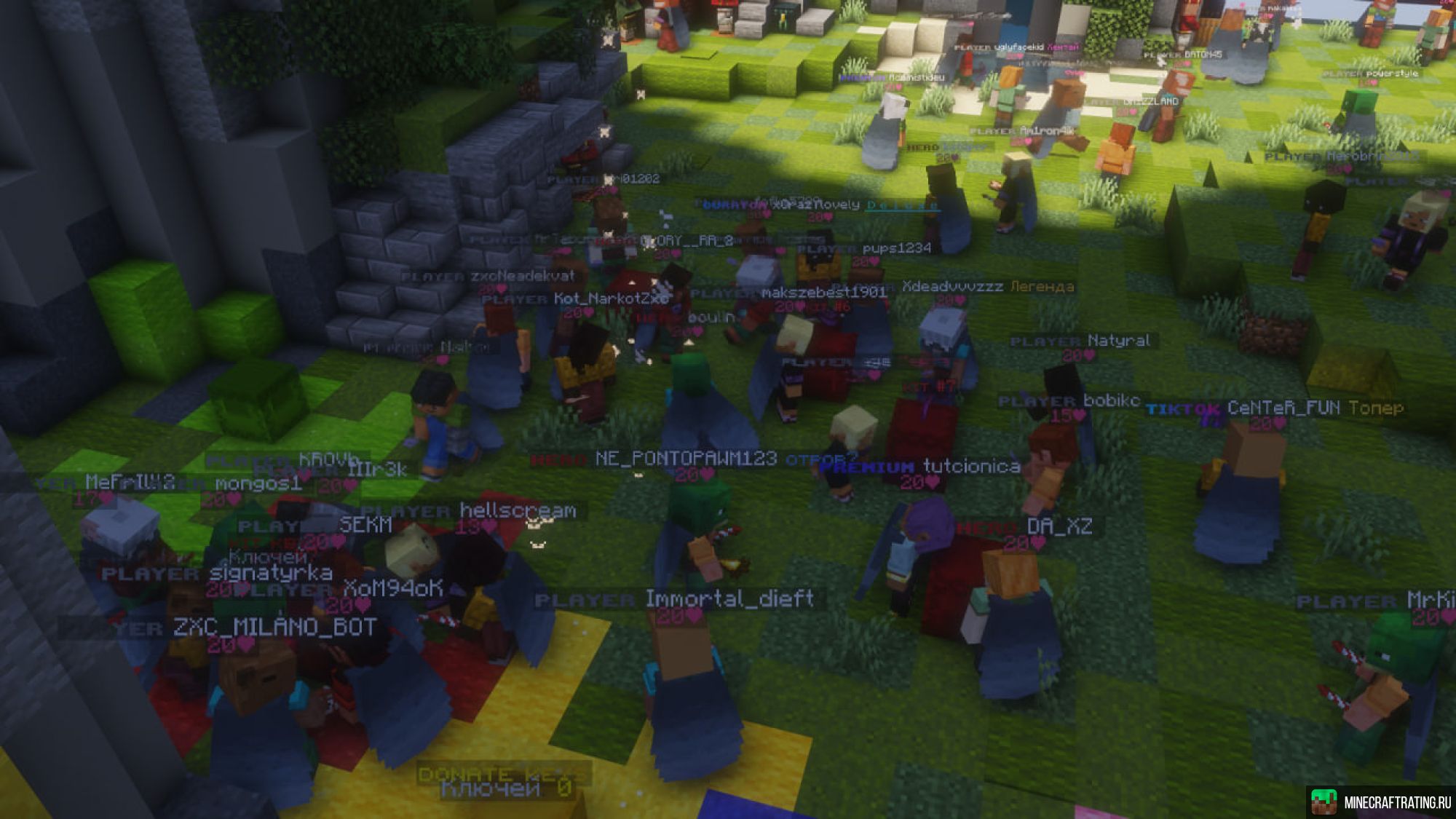 Скриншот 🥇 REserv🥇 BOXPVP,GRIEF,ElytraPVP 🔥 Бокс ПВП и Гриф сервер Майнкрафт