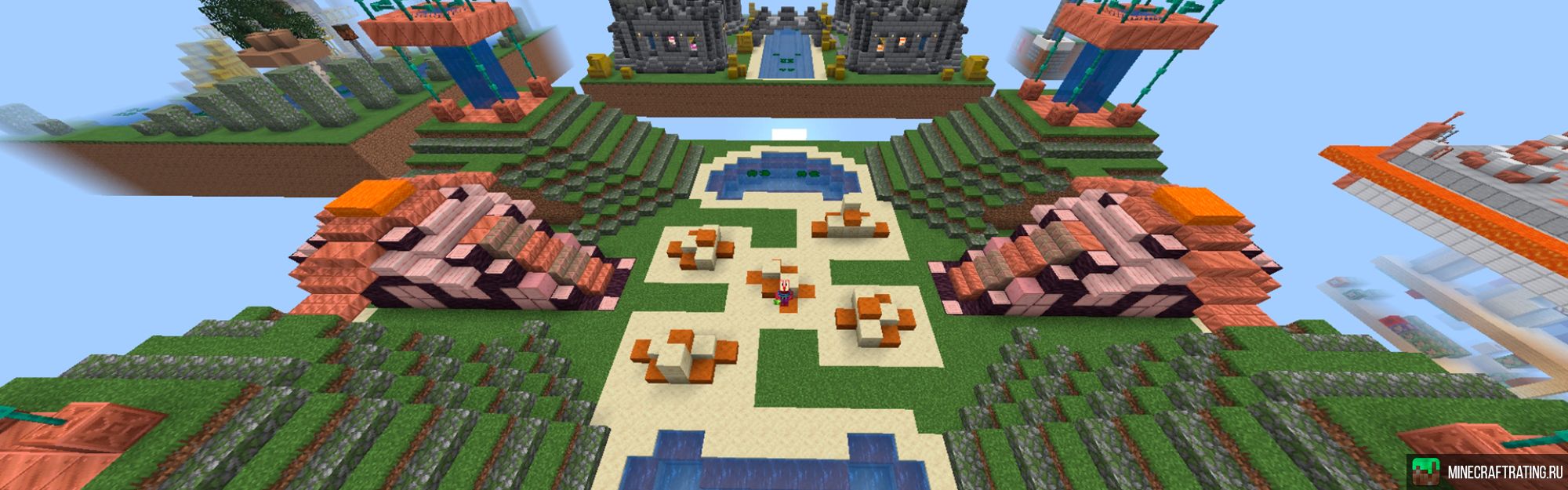 Скриншот PvP с копьями | 1vs1 2vs2 3vs3 сервер Майнкрафт