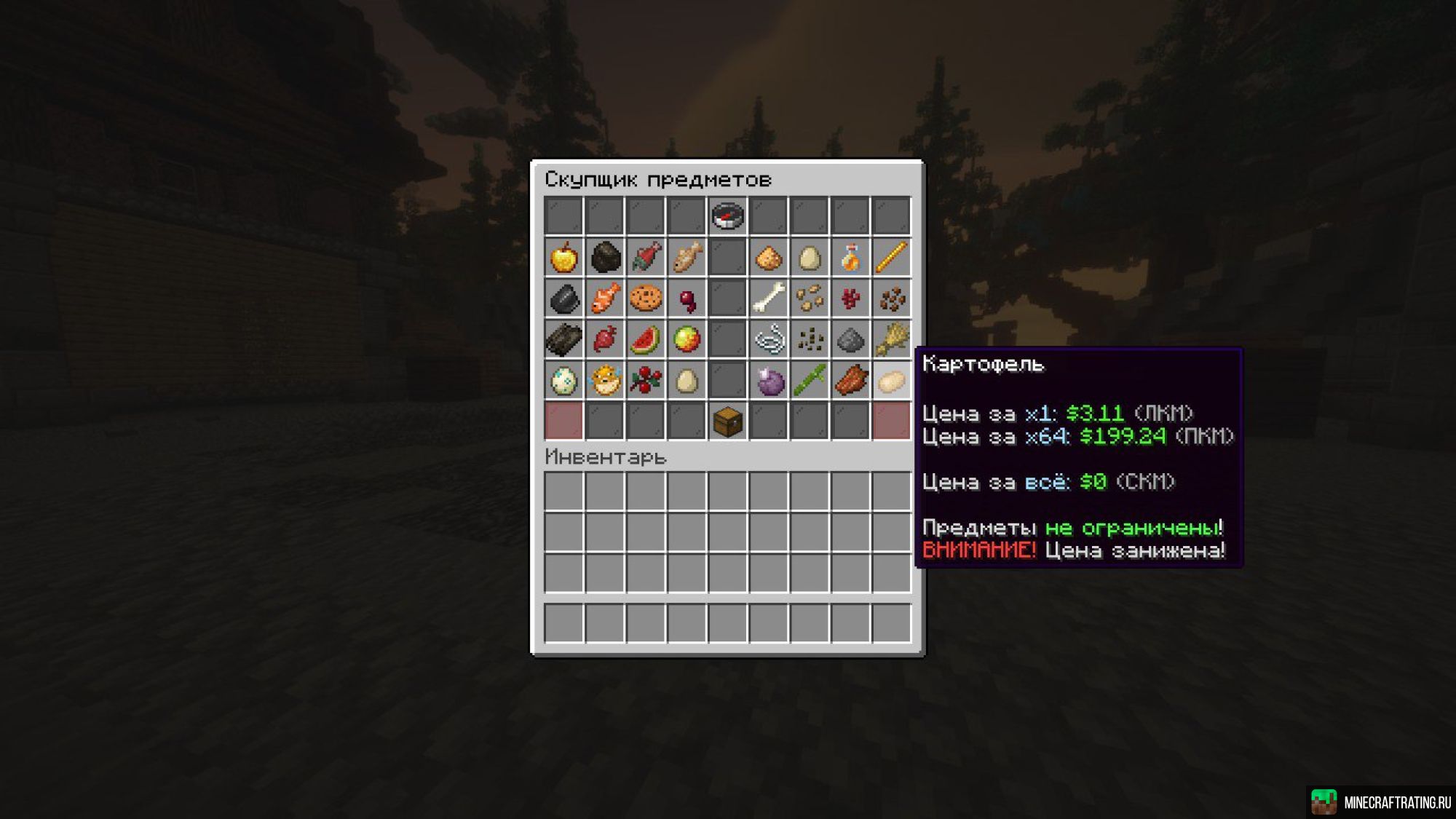 Скриншот 🌀 BestixWorld 🌀 Без модов, новая руда, крафты 🌀 сервер Майнкрафт