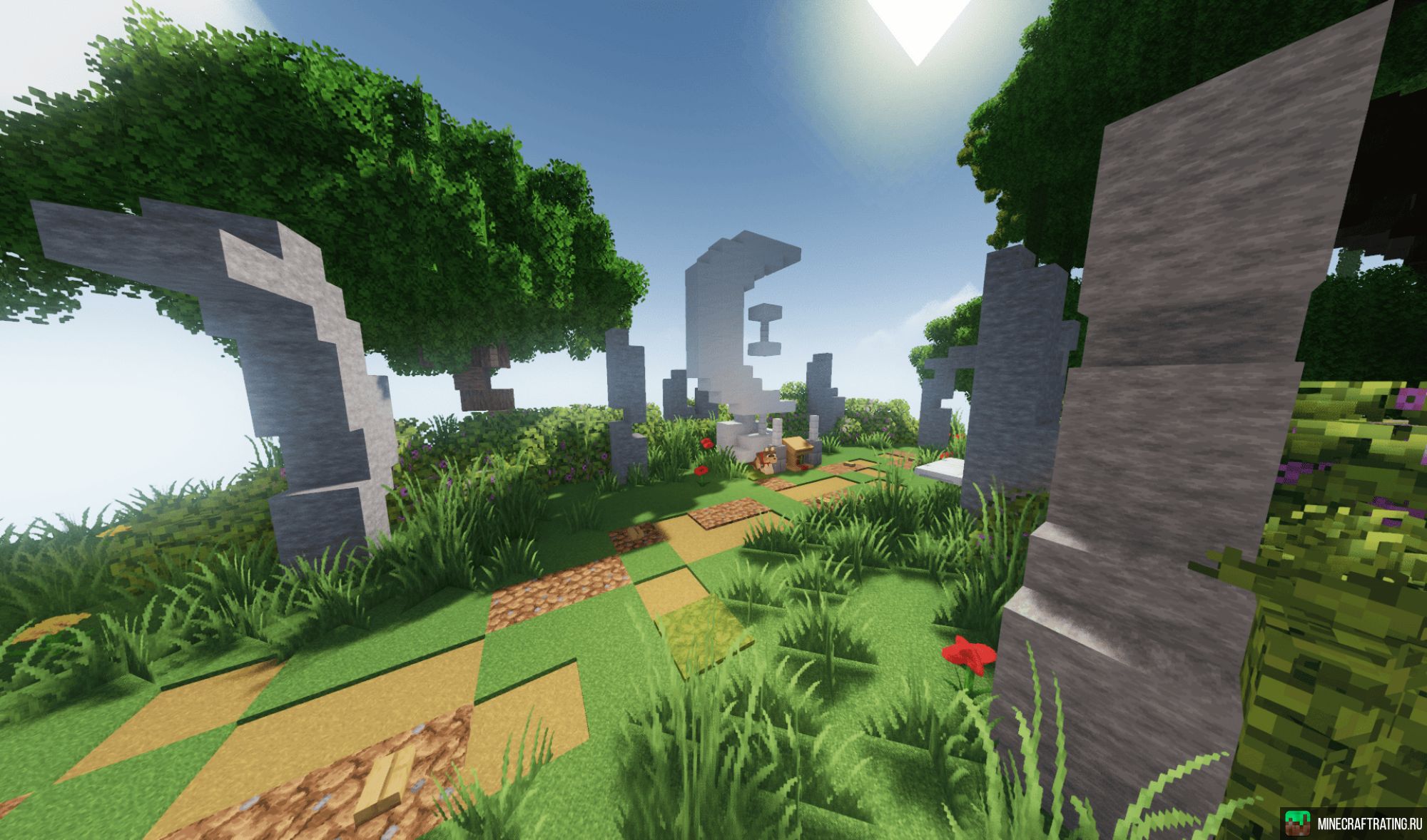 Скриншот MultiWorlds сервер Майнкрафт